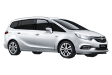 Car Hire Banbury - Vauxhall Zafira 5 + 2 - Minibus hire Banbury